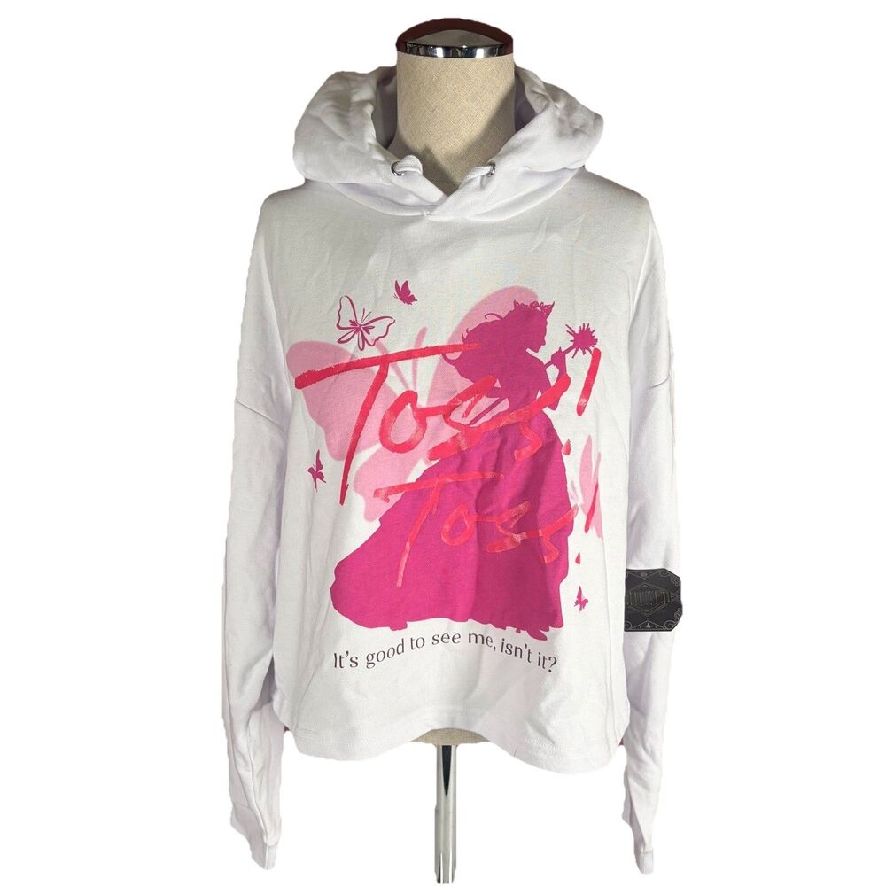 Universal Studios Wicked Glinda “It’s Good To See Me” “Toss Toss” Hoodie Size M
